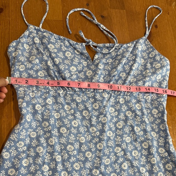 Reformation Blue Floral Mini Dress - Picture 7 of 10